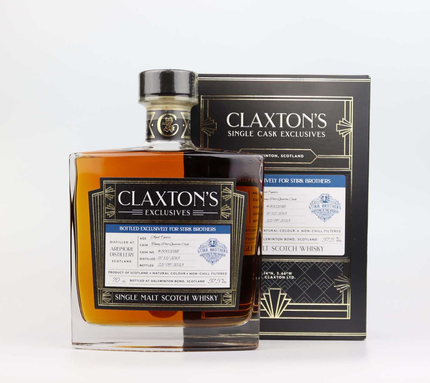 Stirk's Selection - Claxton's - Ardmore - Aged 9 Years - Single Malt Scotch Whisky