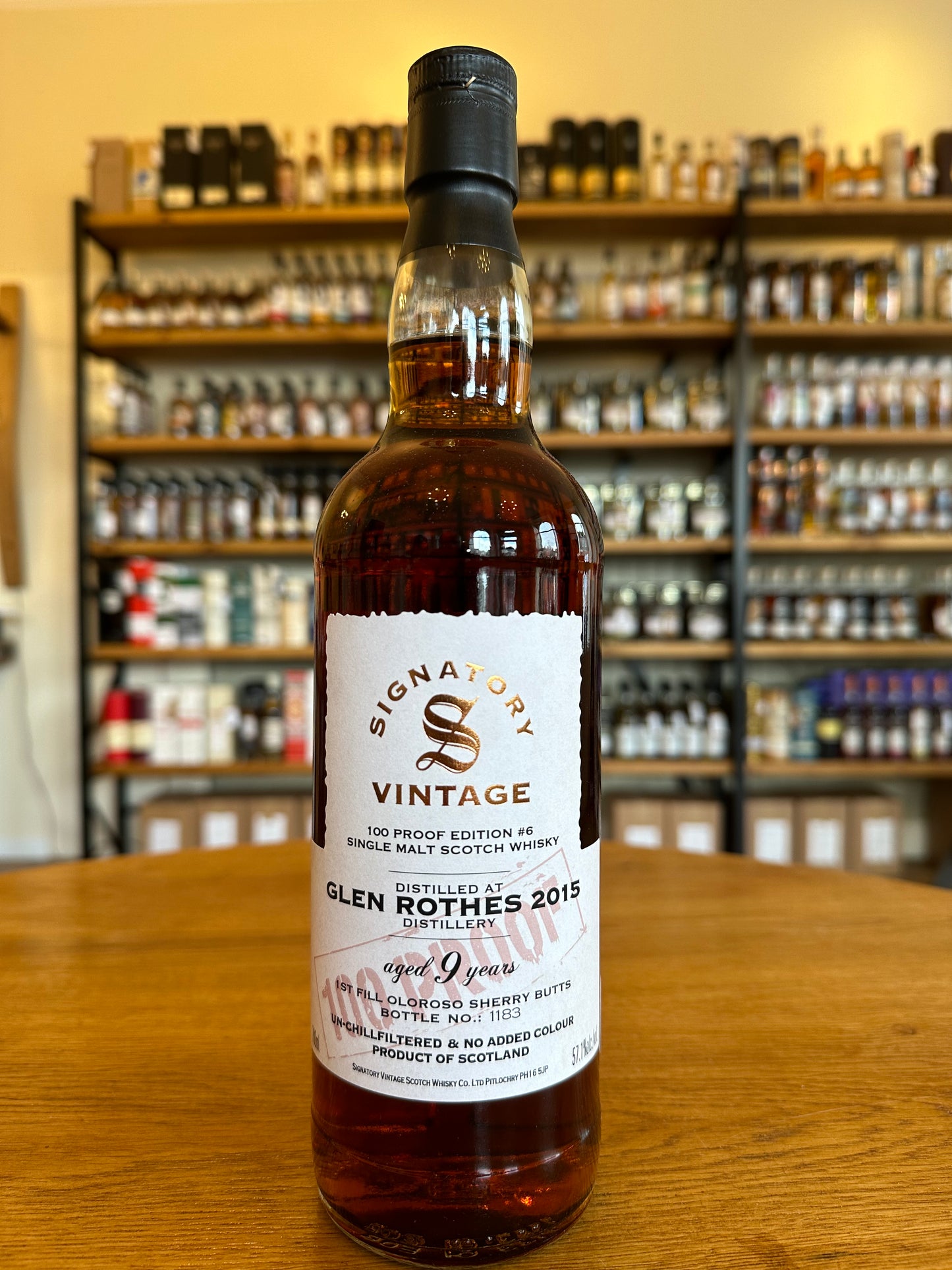 Signatory - Glen Rothes 2015 - Aged 9 Years - 100 Proof Series