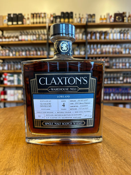 Claxton's - Glasgow Aged 4 Years - Single Malt Scotch Whisky