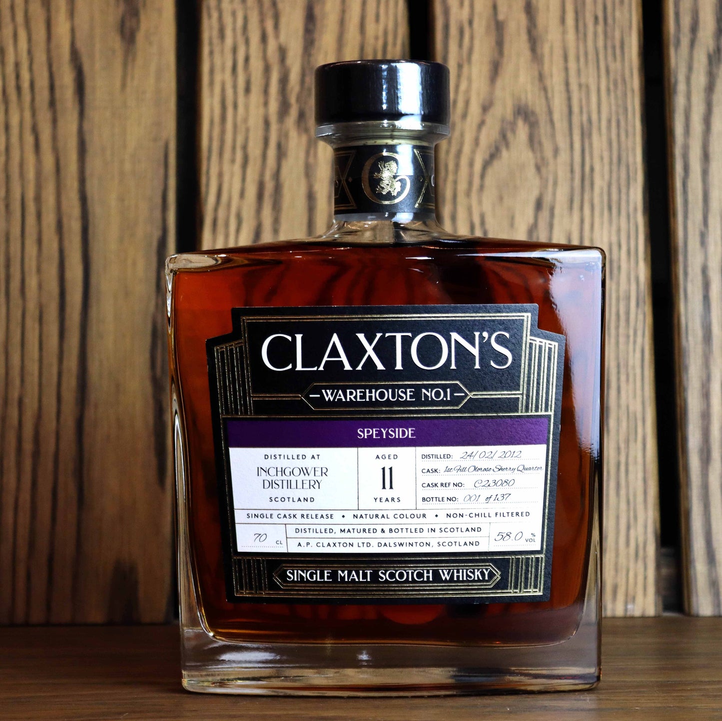 Claxton's - Inchgower - Aged 11 Years - Single Malt Scotch Whisky