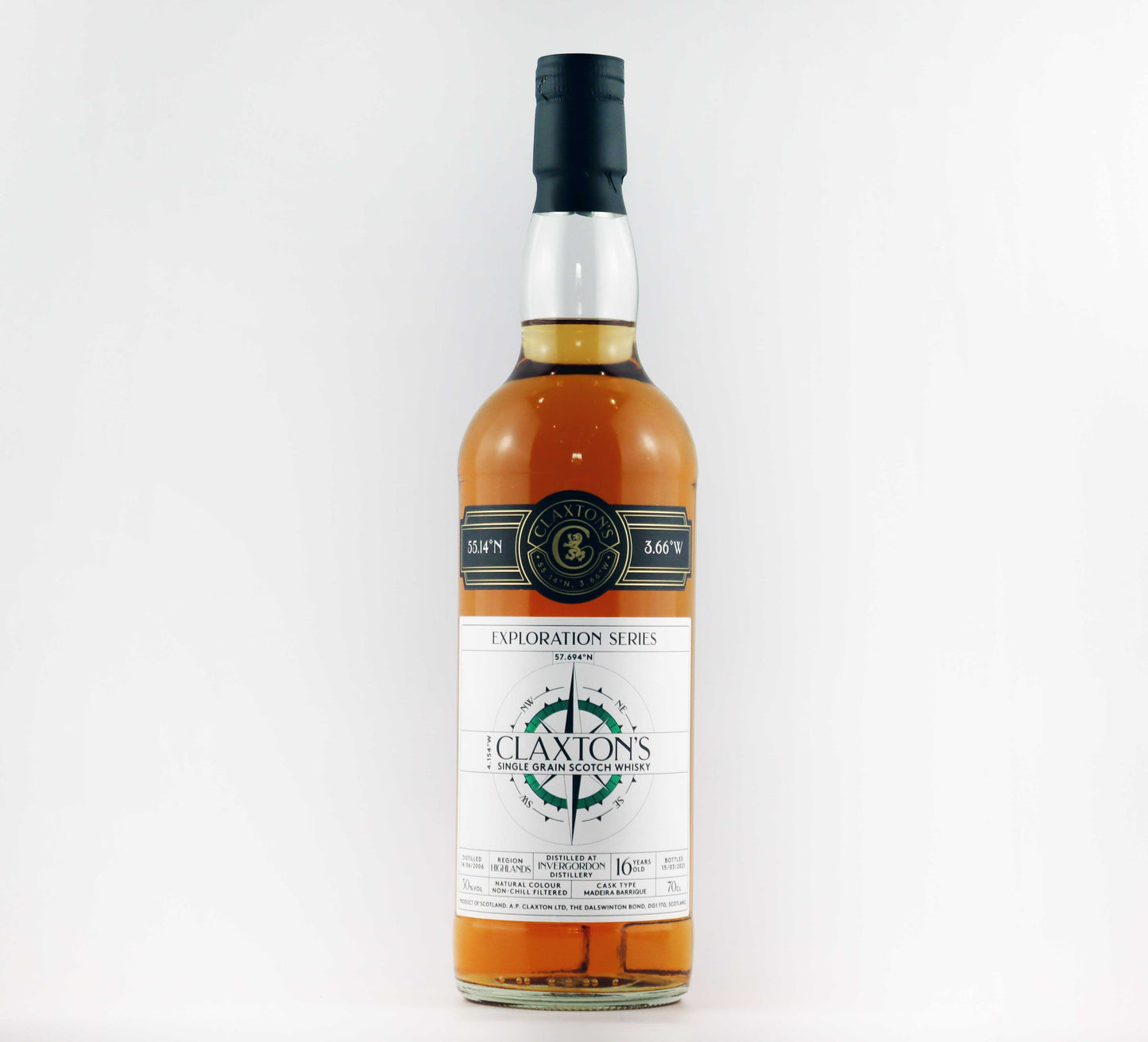 Claxton's - Invergordon - Aged 16 Years - Single Grain Scotch Whisky