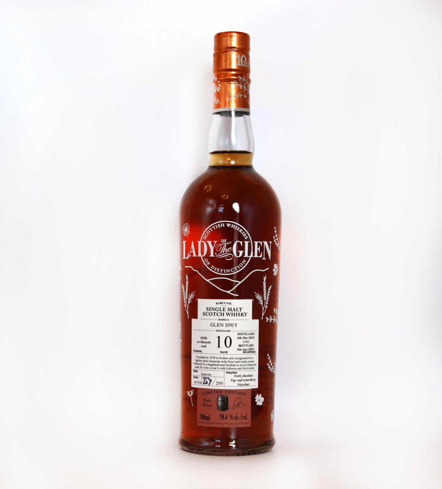 Lady of the Glen - Glen Spey 10 years old - Single Malt Scotch Whisky