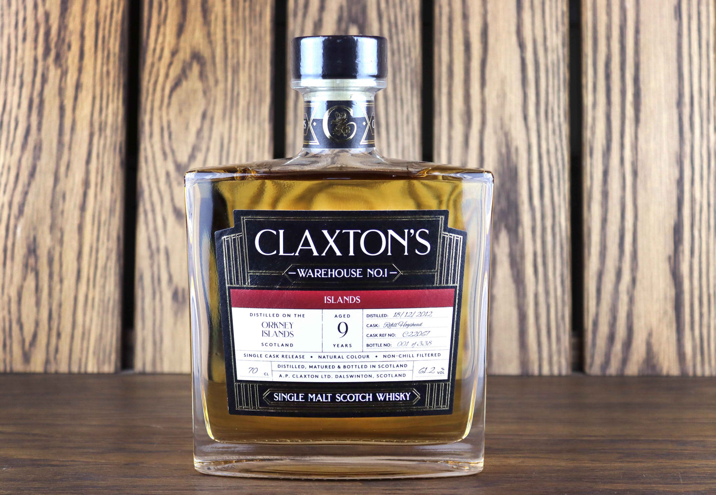 Claxton's - Orkney - Aged 9 Years - Single Malt Scotch Whisky