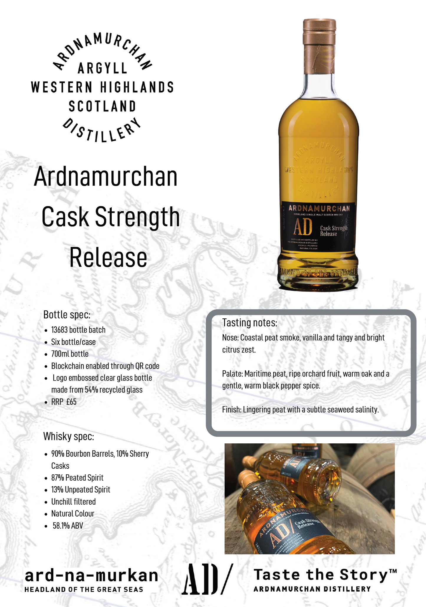 Ardnamurchan - Cask Strength - Single Malt Scotch Whisky