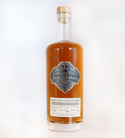 Stirk Brothers - Highland Aged 12 Years - Single Malt Scotch Whisky